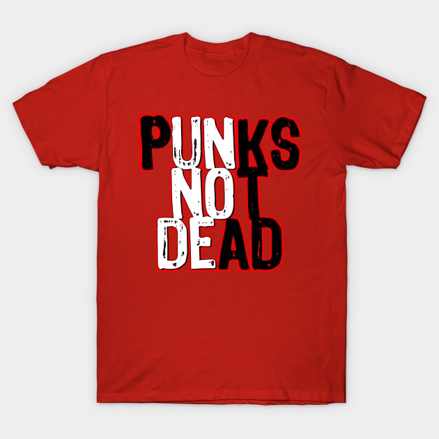 Punk Rock Punk Music Fan T-Shirt by Scar